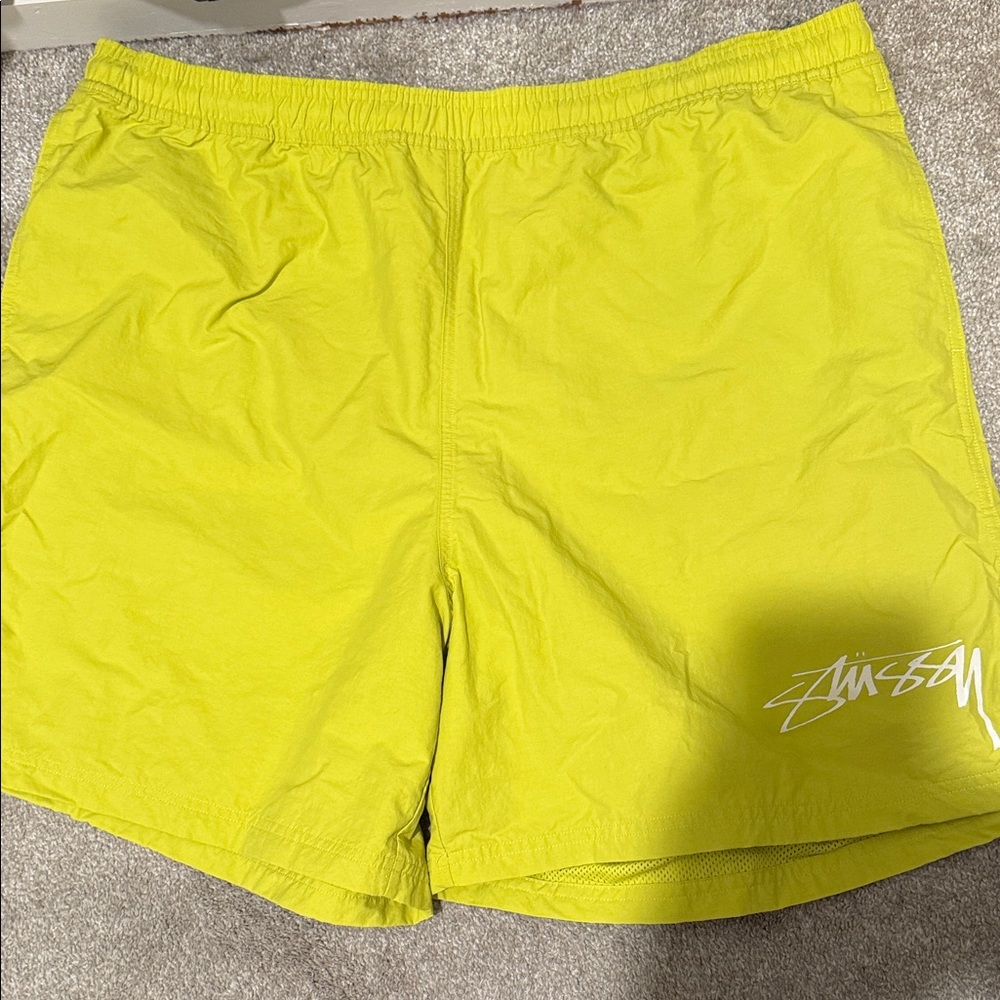 Stussy Bright Yellow shorts